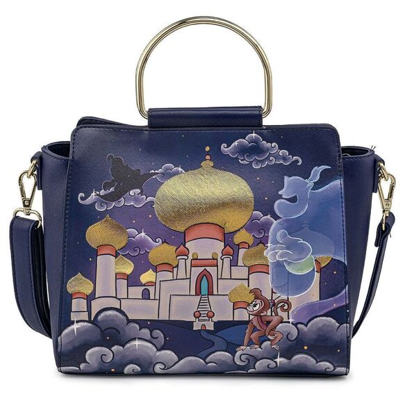 NEW Loungefly Disney Aladdin Princess Jasmine Castle Crossbody Bag - Picture 2 of 4
